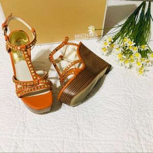 Michael Kors Alexi leather Wedge
